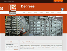 Tablet Screenshot of degreesholdings.com